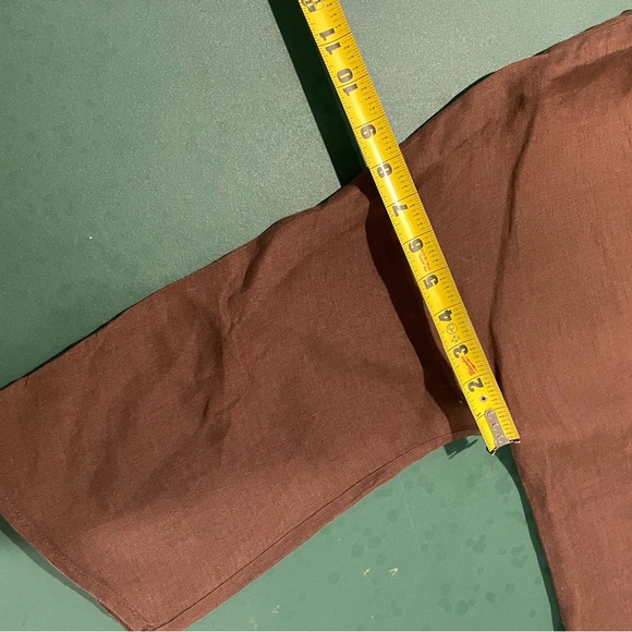 Eileen Fisher Chocolate V-Neck Top - Picture 10 of 10